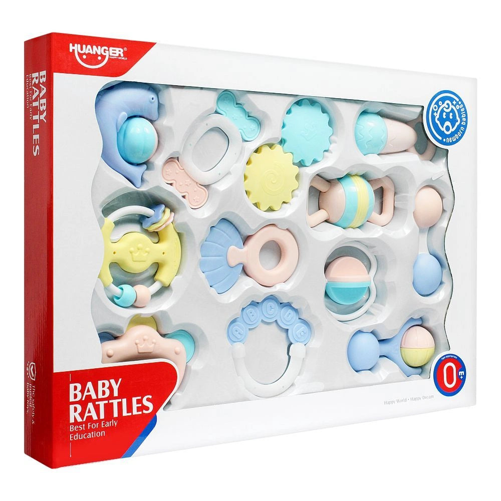Huanger  baby rattles with 12 pieces. 