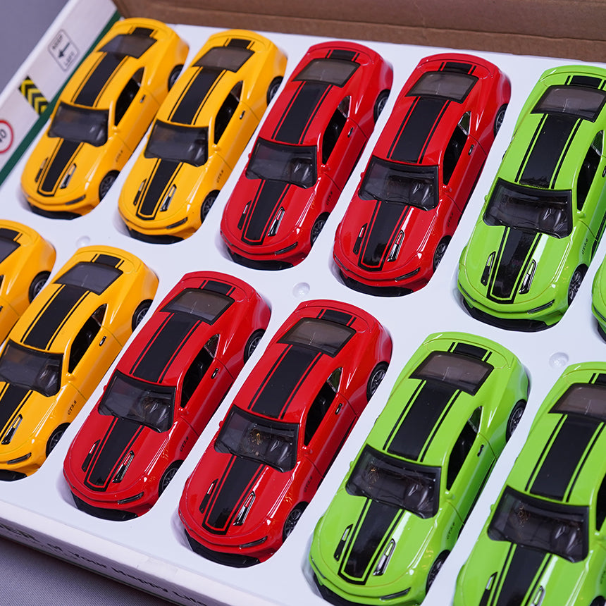 Quye Fast Racer Push Back Die Cast Car - VGT Kids