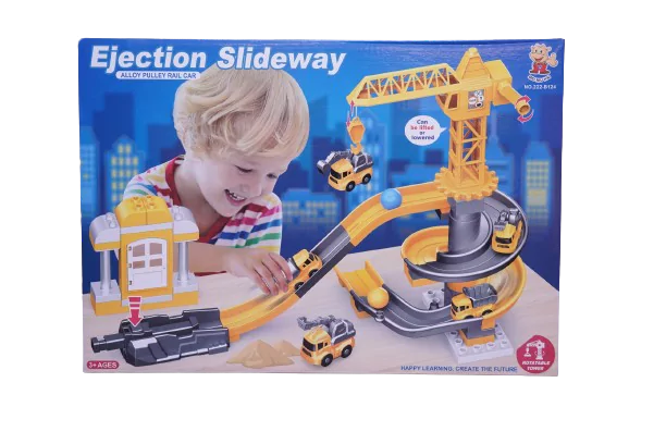 Ejection Slideway Alloy Pulley Rail Car  - VGT Kids