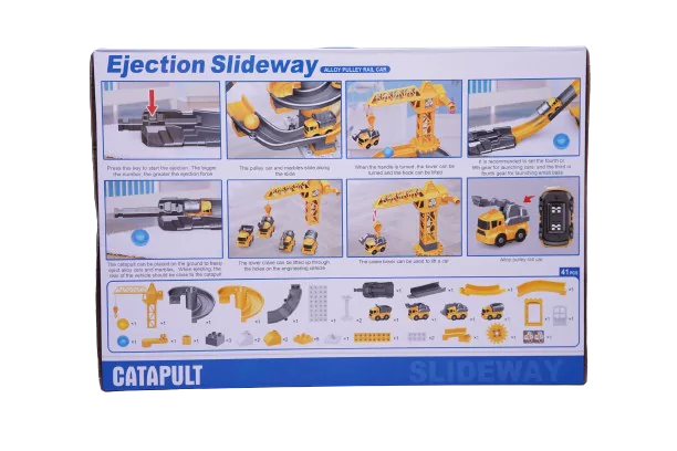 Ejection Slideway Alloy Pulley Rail Car  - VGT Kids
