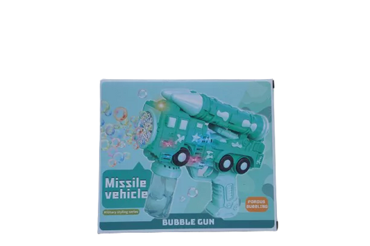 Missile  Vehicle Bubble Gun Green - VGT Kids