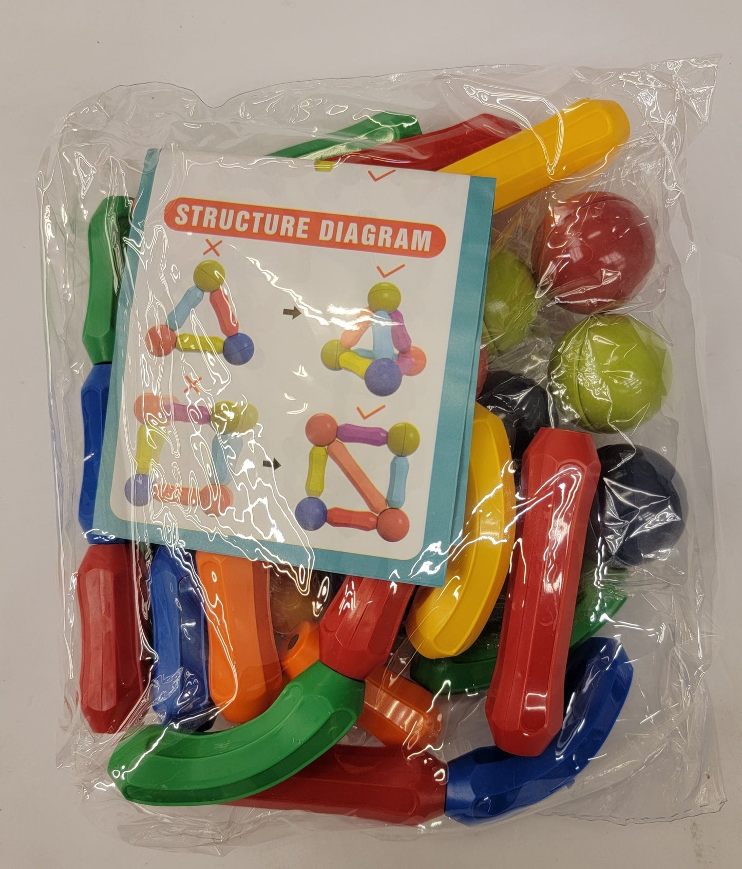 36-Piece Intelligent Magnetic Construction Set